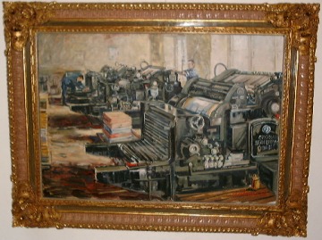Bild Gemälde Josef Kneutinger Heidelberger Druckmaschinen