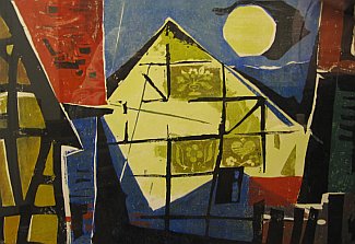 Bild Gemälde - Wilhelm Kneissl - Bauernhaus