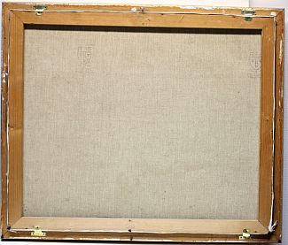 Bild Gemälde - Berta Lenz-Weigand - Gladenbacher Sommerlandschaft mit Kornpuppen