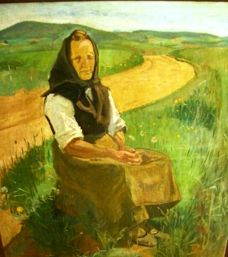 Bild Gemälde - Hinterländer Bäuerin 1929