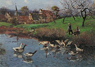 Bild Gemälde - Adolf Lins