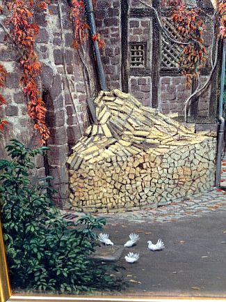 Bild Gemälde - Karl Lindegreen - Die Wartburg im September 1930