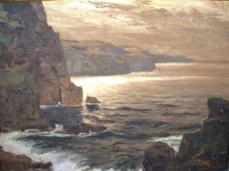 Bild Gemälde - Erich Mercker - Wilde Küste