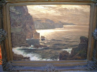 Bild Gemälde - Erich Mercker - Wilde Küste