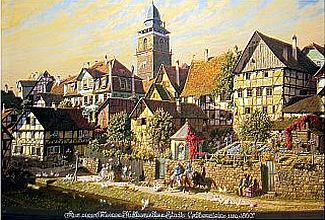 Bild Gemälde - Ernst Metz - Grebenstein um 1860