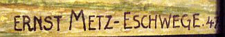 Bild Gemälde - Ernst Metz - Grebenstein um 1860