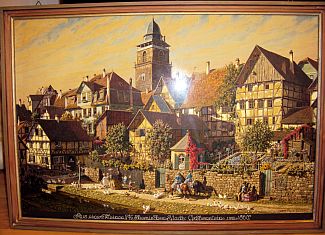 Bild Gemälde - Ernst Metz - Grebenstein um 1860