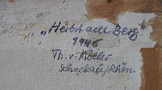 Bild Gemälde - Th. v. Moeller - Schackau, RhönBild Gemälde - Th. v. Moeller