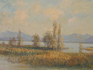Bild Gemälde Müller - Bodenseelandschaft
