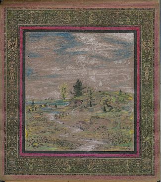 Bild Gemälde - Prof. Johannes Niessen - Landschaft mit Flüsschen 2