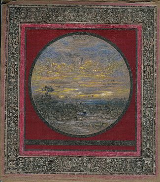 Bild Gemälde - Prof. Johannes Niessen - Sonnenaufgang in gelb