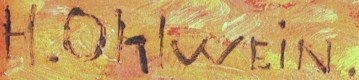 Bild Gemälde Ohlwein