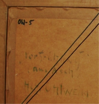 Bild Gemälde - Heinrich Ohlwein - Vorfrühling am Asch bei Kassel
