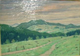 Bild Gemälde - Heinrich Ohlwein - Der Dörnberg bei Kassel