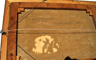 Bild Gemälde - Heinrich Ohlwein - Hutebuchen bei Willingshausen Schwalm