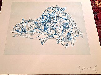 Bilde Gemälde - Claes Thure Oldenburg - Komposition mit Figuren