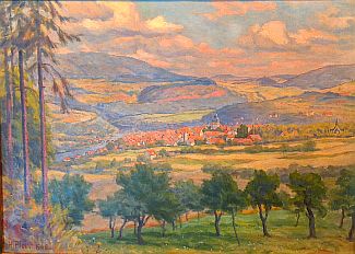 Bild Gemälde - Heinrich Pforr - Blick auf Witzenhausen