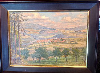 Bild Gemälde - Heinrich Pforr - Blick auf Witzenhausen