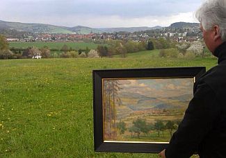 Bild Gemälde - Heinrich Pforr - Blick auf Witzenhausen