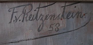 Bild Gemälde - F. v. Reitzenstein - Das Werkzeug des Malers