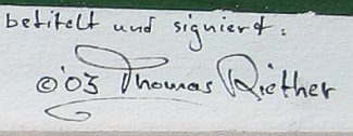 Bild Gemälde - Thomas Riether - Sodbrenner fahren geile Autos