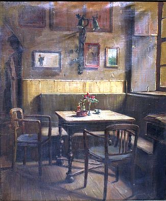 Bild Gemälde - Josef Rolletschek - Bauhausgründung