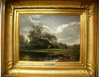 Bild Gemälde - Jules Rozier - Landschaft
