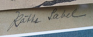Bild Gemälde - Käthe Sabel - Kirchgang