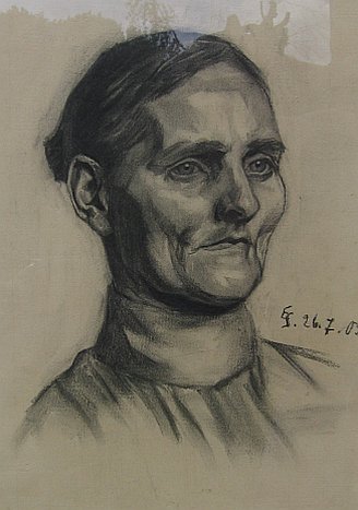 Bild Gemälde - Elisabeth Schäfer - Frauenportrait