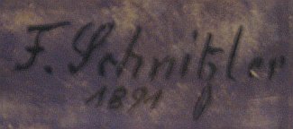 Bild Gemälde - Fritz Schnitzler - Schwälmerin mit blauer Ziehhaube