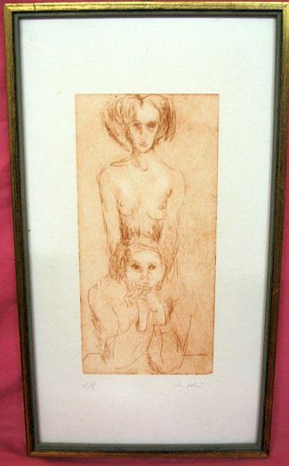 Bild Gemälde - Herb Schiffer - Frauen Paar