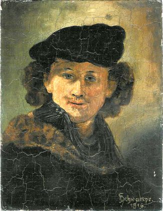 Bild Gemälde - E. Schwampe - Kopie nach Rembrandt