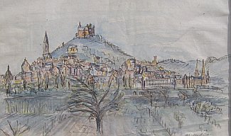 Bild Gemälde - Prof. Schröder - Alt Marburg