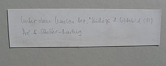 Bild Gemälde - Prof. Schröder - Alt Marburg