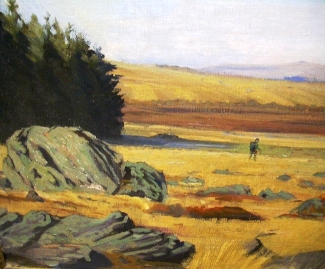 Bild Gemälde - Paul Scheffer . die hohe Rhön