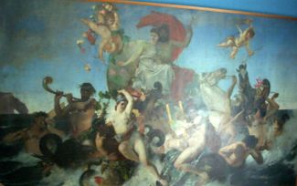 Bild Gemälde - Otto Seitz - Neptun´s fröhliche Meerfahrt