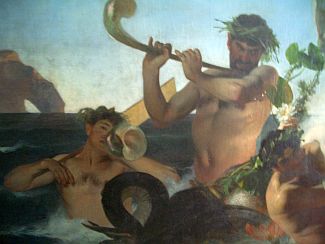 Bild Gemälde - Otto Seitz - Neptun´s fröhliche Meerfahrt