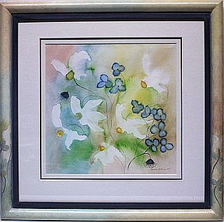 Bild Gemälde - Anne Sicker Schroer - Blumenaquarell
