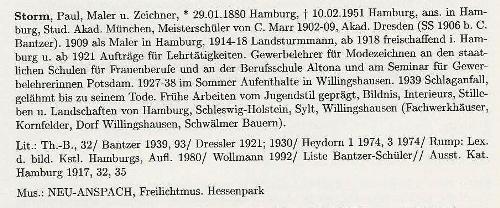 Bild Gemälde - Paul Storm - Dicke Schwälmerin mit Stock