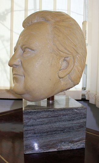 Kunsthandwerk - Büste - Franz Josef Strauss