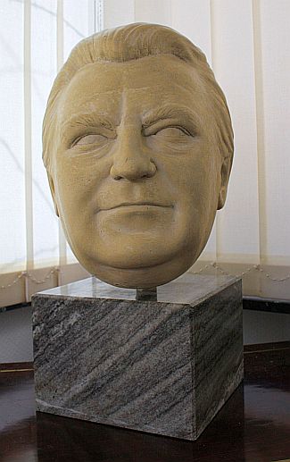 Kunsthandwerk - Büste - Franz Josef Strauss