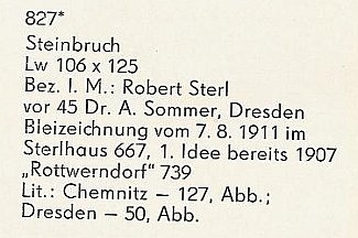 Bild Gemälde - Robert Sterl - Steinbruch