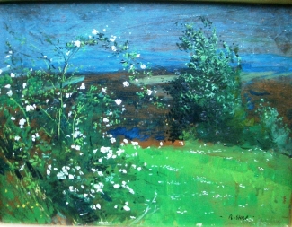 Bild Gemälde - Robert Sterl - Blühende Wiese