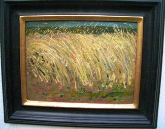 Bild Gemälde - Robert Sterl - Blühendes Kornfeld