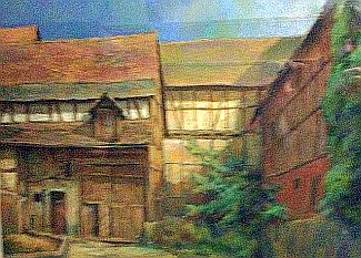 Bild Gemälde - Karl Sümmerer - Rheingasse 14 Allendof Lumda
