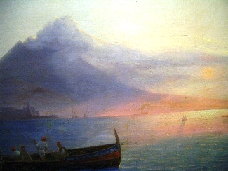 Bild Gemälde - F.F. Dh. Thömig - Die Bucht von Neapel