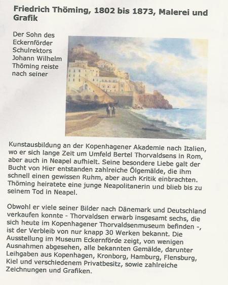 Bild Gemälde - F.F. Dh. Thömig - Die Bucht von Neapel