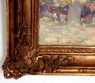 Bild Gemälde - Wilhelm Thielmann - Festzug am Waldrand