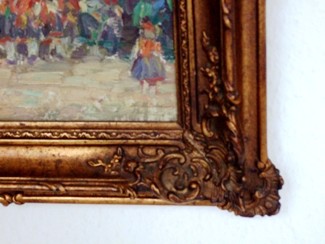 Bild Gemälde - Wilhelm Thielmann - Festzug am Waldrand