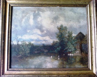 Bild Gemälde- Constant Troyon - paysage